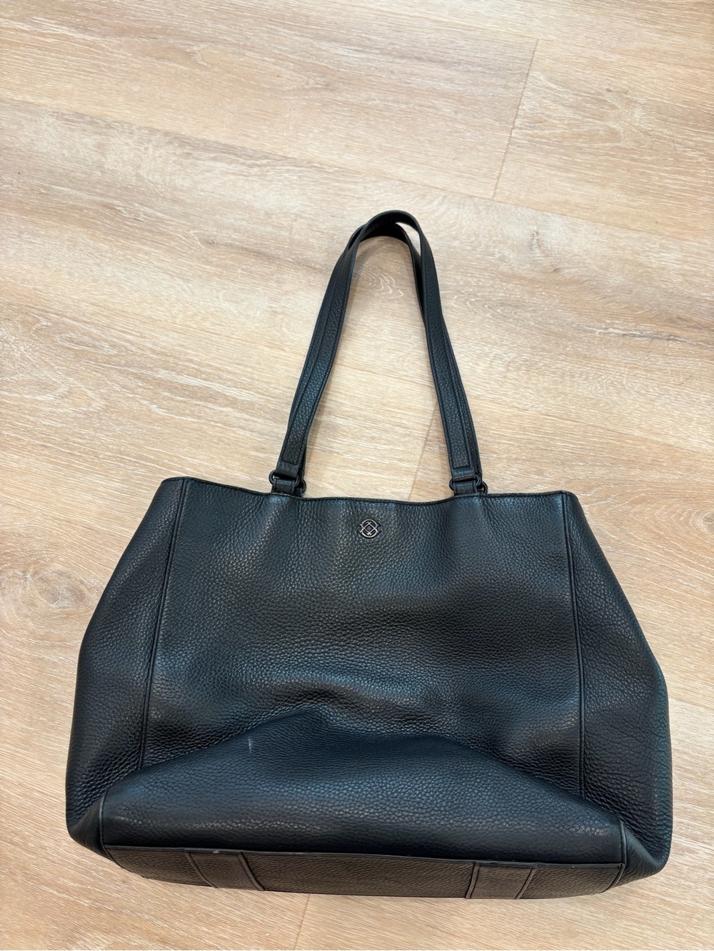Dagne Dover Allyn Leather Tote Bag - Large